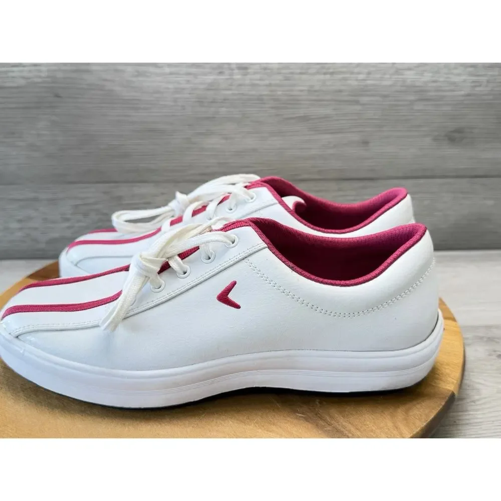 Callaway Turf Cruiser Women’s Golf Shoe In Pink And White. Size 7